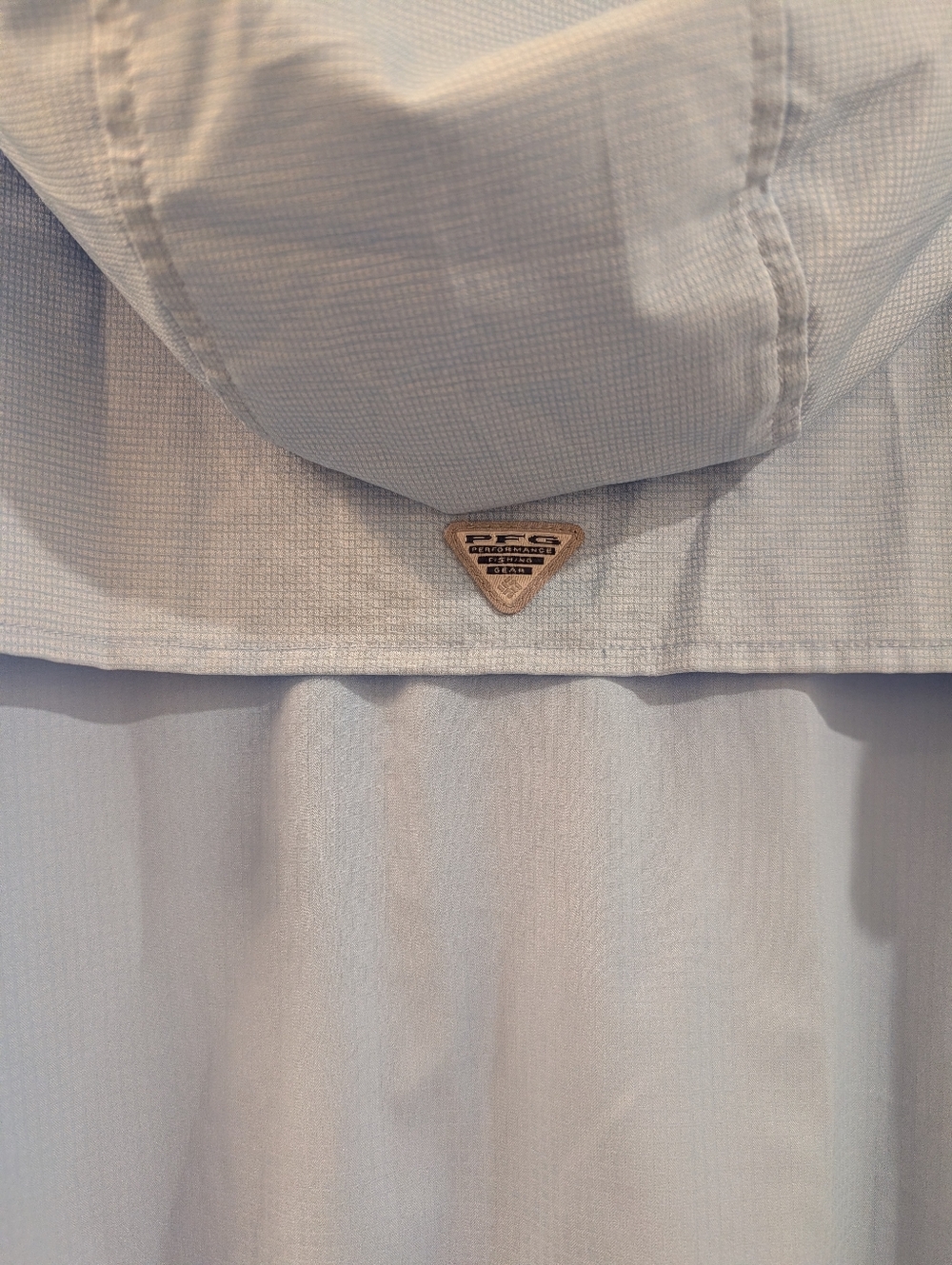 Women's Light Blue Columbia PFG Tamiami Windbreaker Hoodie - Picture 7 of 13